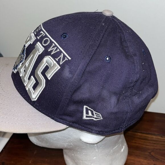 Vintage Georgetown Hoyas white Blue Gray snapback trucker style baseball cap hat - Picture 2 of 5